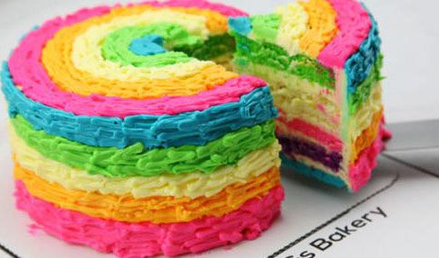 彩虹蛋糕培訓