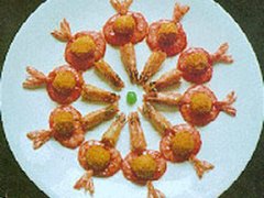 海派菜譜三味燈籠蝦